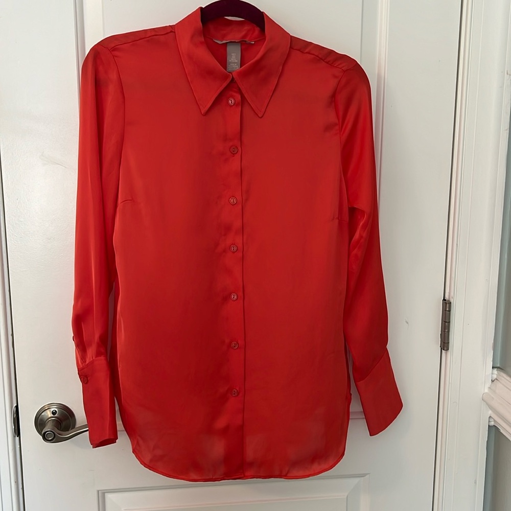Scarlet H&M long sleeve blouse.